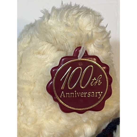Dan Dee Collectors Choice 100th Anniversary Girl Teddy Bear Plush Jointed 12” - Picture 9 of 9
